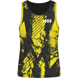 Mens Crew Neck Vest Front